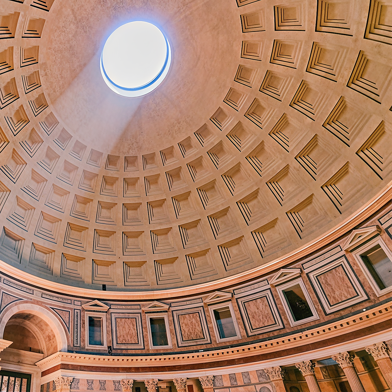 Römischer Kuppelbau – Beispiel Pantheon