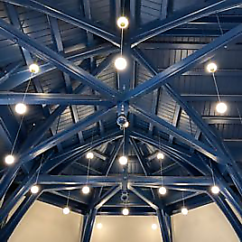 LED Mobile aus Glaskugel - Sonderleuchten