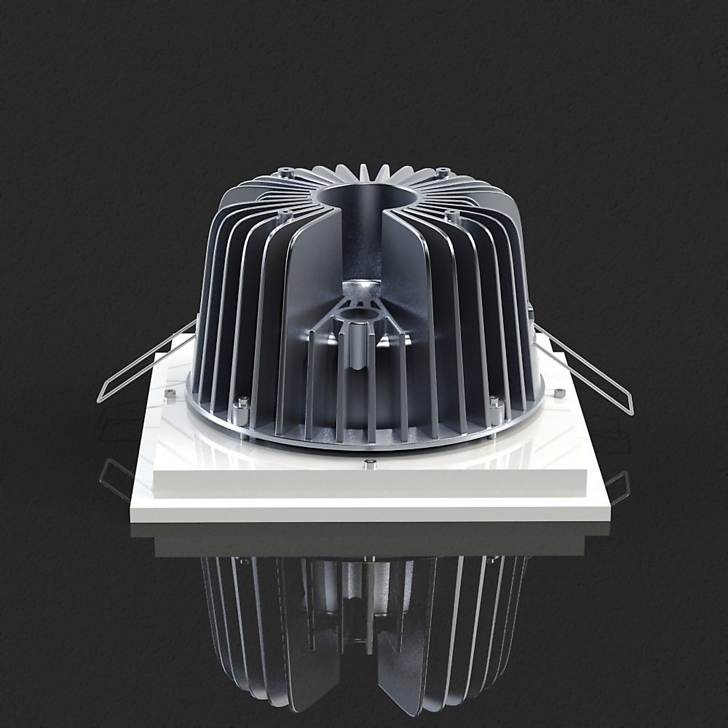 x.light Q mini bis groß - quadratisches Downlight mit Präzision und Stil