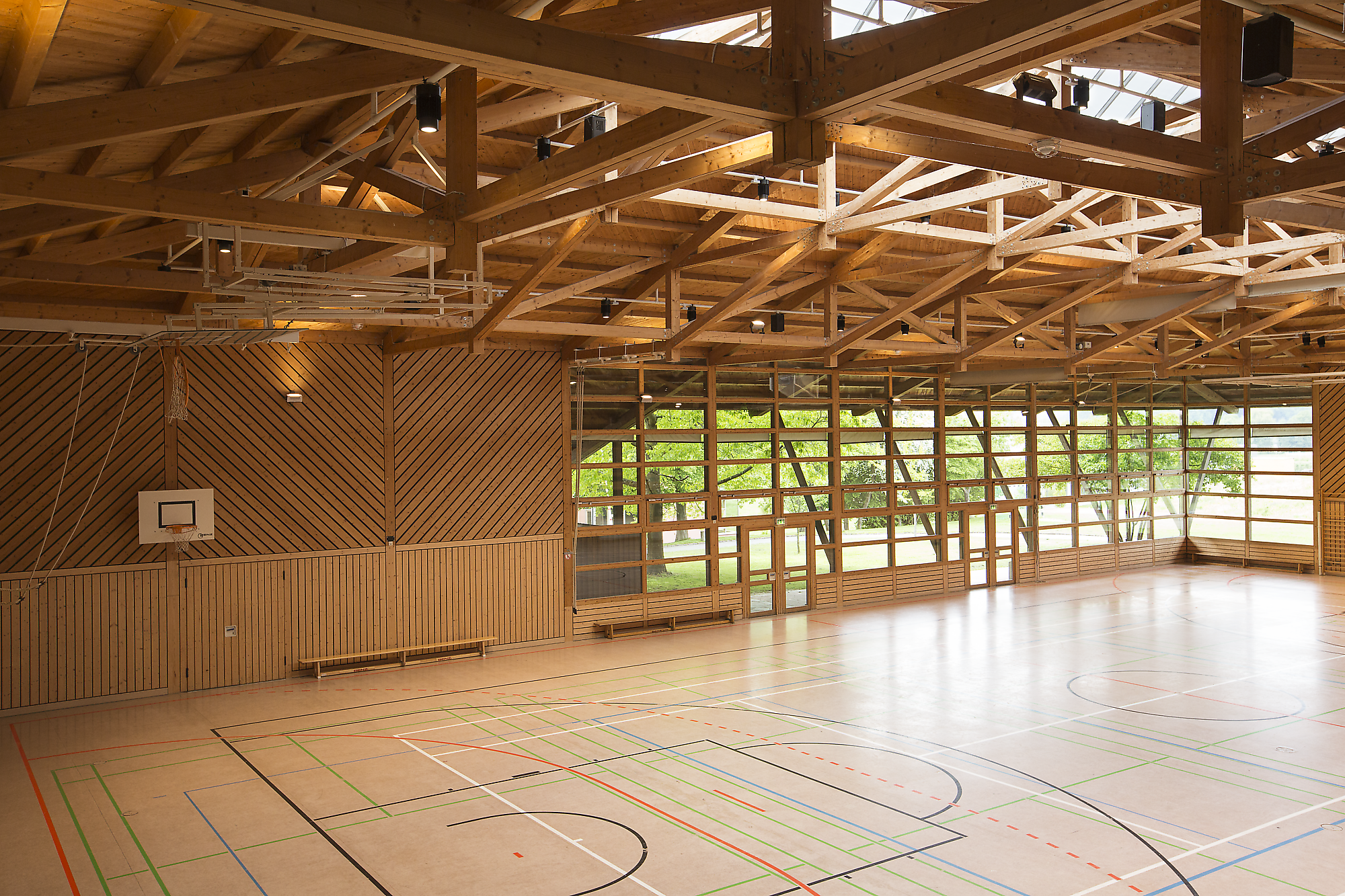Mehrzweckhalle Frickingen - Sanierung der Beleuchtung in der Mehrzweckhalle in Frickingen