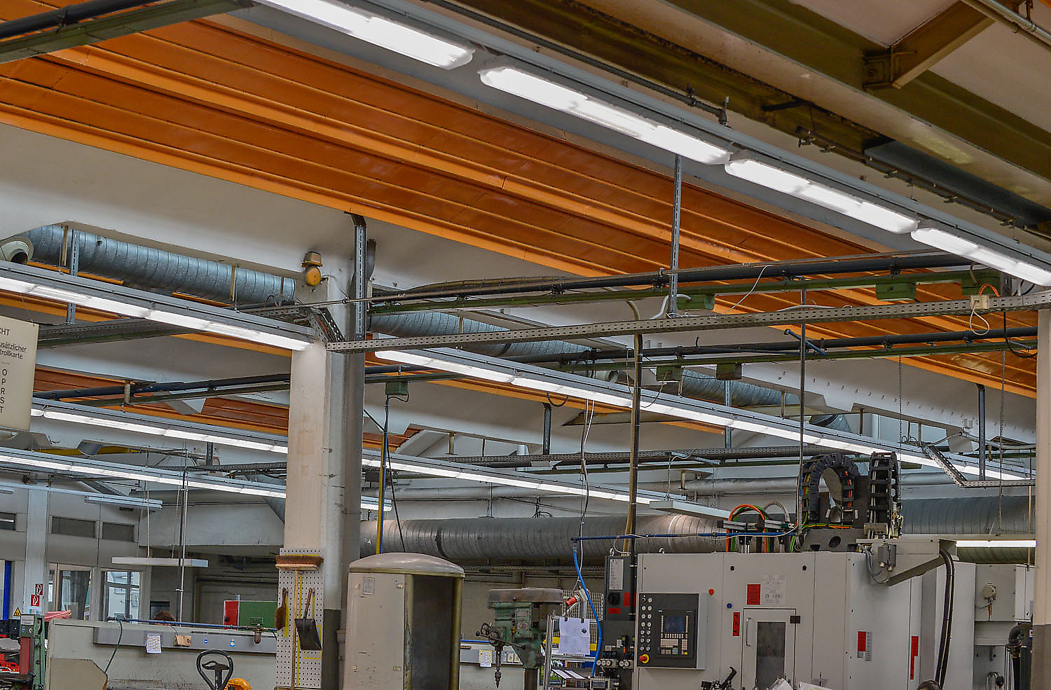Bizerba Meßkirch - Lichtenergetische Sanierung des Werks Meßkirch; Produktion; Werkstatt