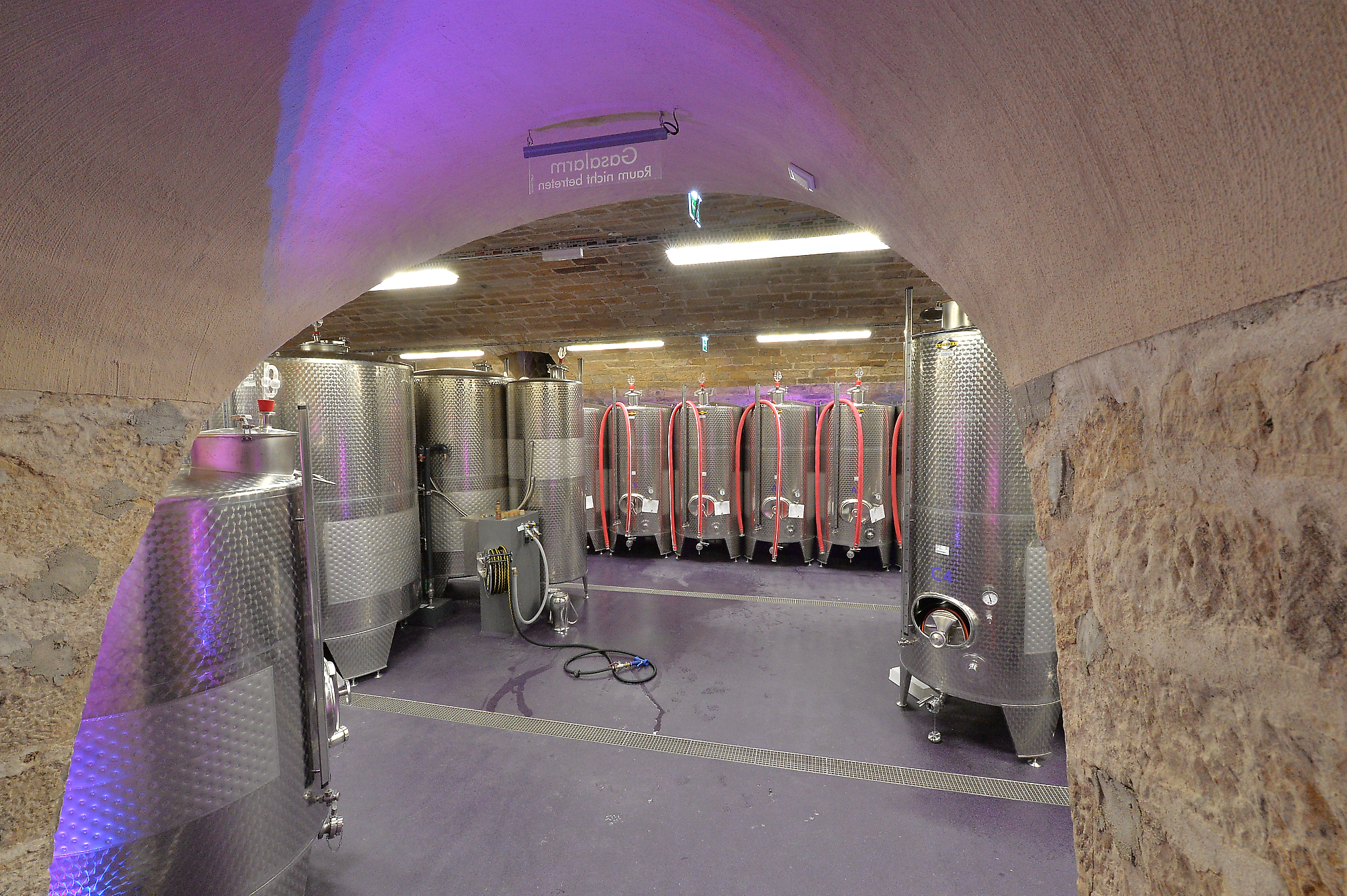 Weingut am Nil Kallstadt - Sanierung des Weinkellers im Weingut am Nil in Kallstadt