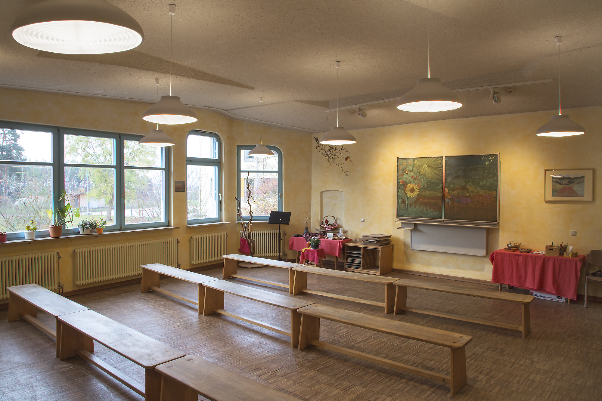 Freie Waldorfschule Erlangen - Lichttechnische Sanierung der Freien Waldorfschule Erlangen